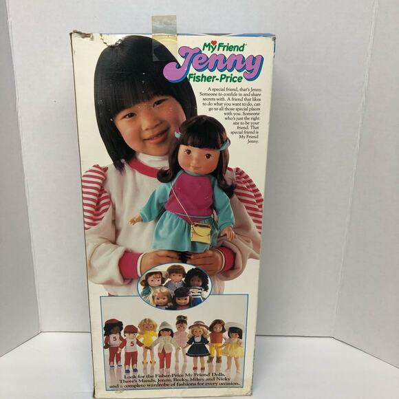 Vintage 1984 Fisher-Price My Friend Jenny Doll - Purple and Teal - Picture 8 of 8